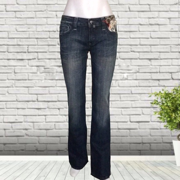 Miss Me Denim - Miss Me Studded Boot Cut Jeans